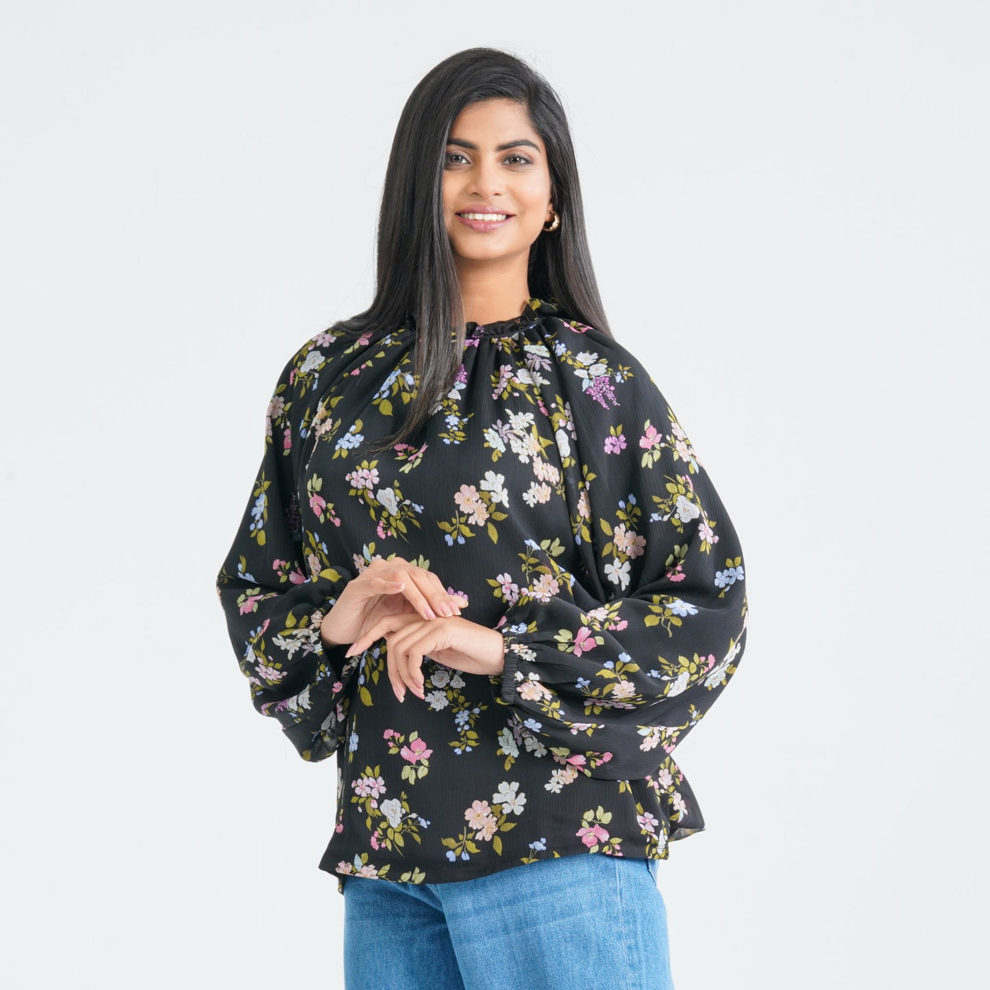 Women’s Blended Fabric Top