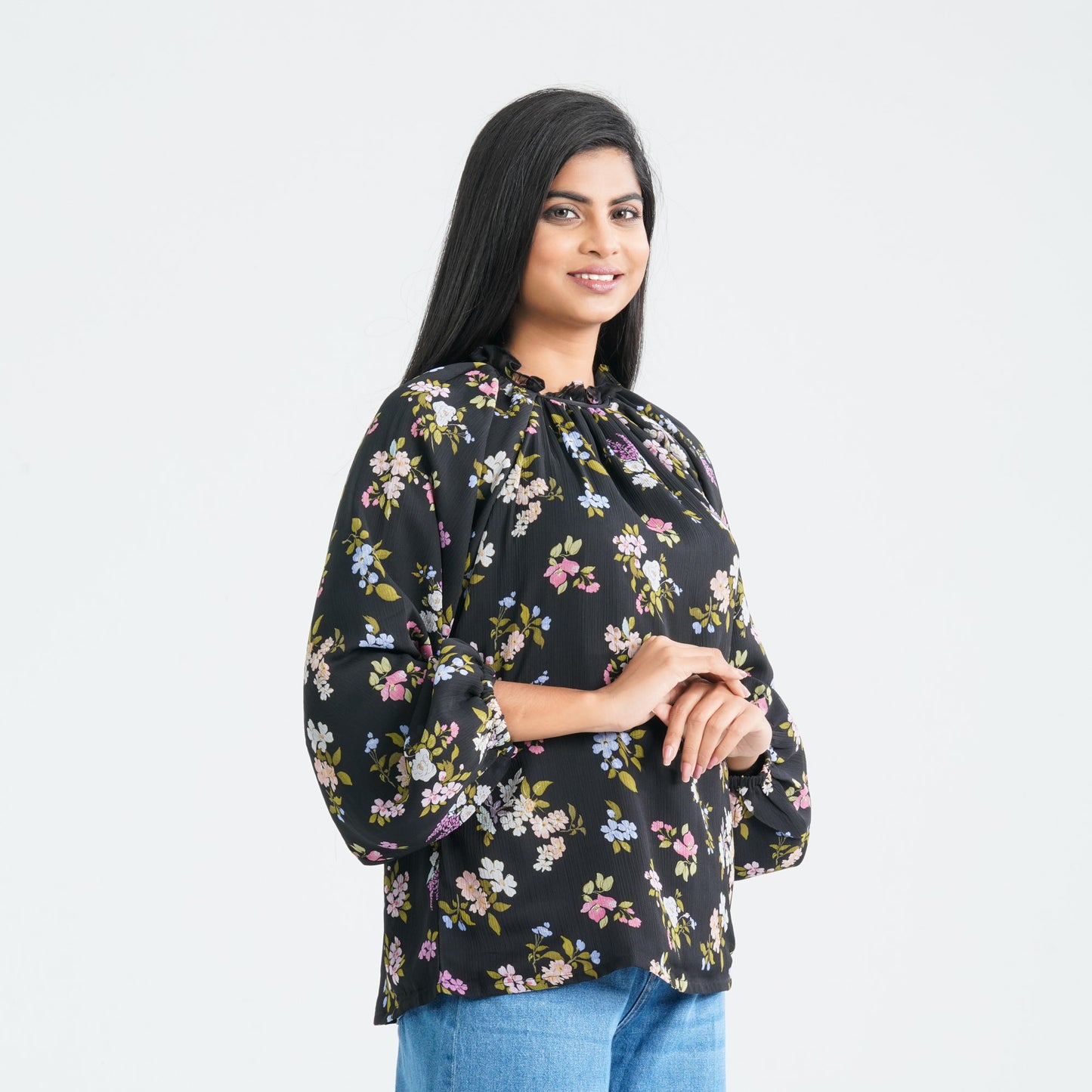 Women’s Blended Fabric Top