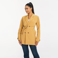 Load image into Gallery viewer, Womens Brown Trench Coat
