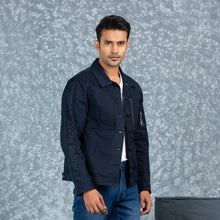 Load image into Gallery viewer, MENS TWILL JACKET- NAVY

