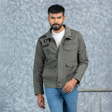 Load image into Gallery viewer, MENS TWILL JACKET- GRAY
