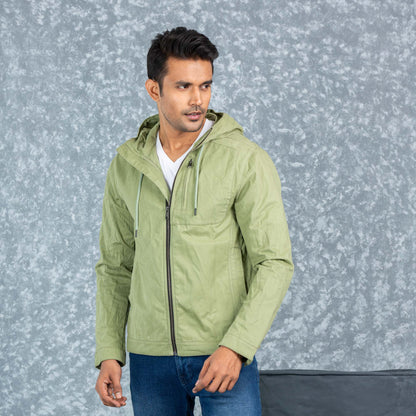 Mens Twill Jacket- Light Green