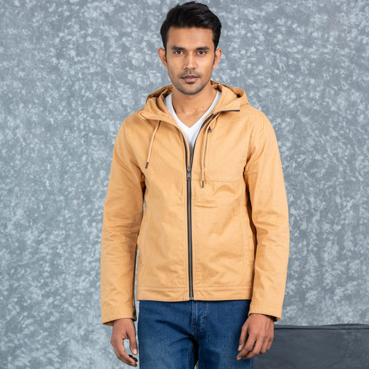 Mens Twill Jacket- Khaki