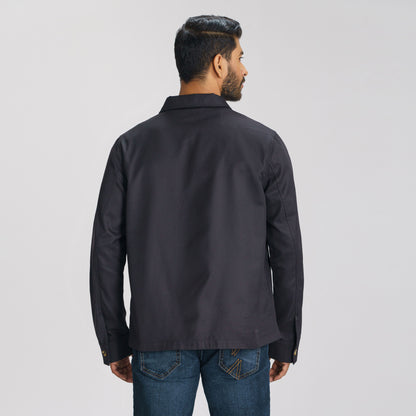 Mens Black Twill Jacket