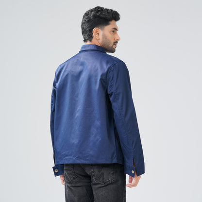 Men's Navy Twill Jacket