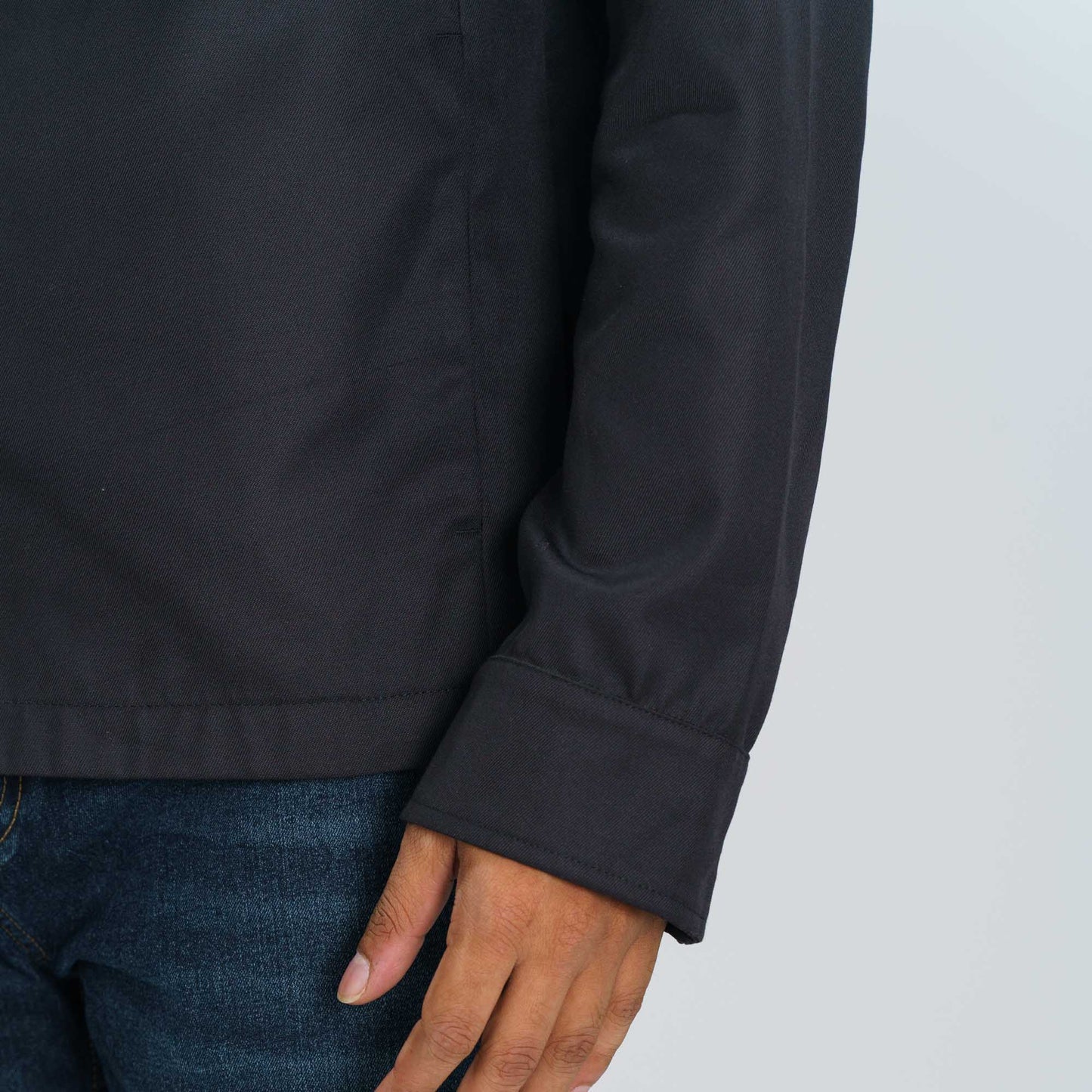 Mens Black Twill Jacket