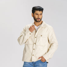 Load image into Gallery viewer, Mens Ivory Twill Jacket
