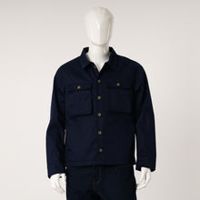 Load image into Gallery viewer, Mens Navy Twill Jacket
