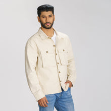 Load image into Gallery viewer, Mens Ivory Twill Jacket
