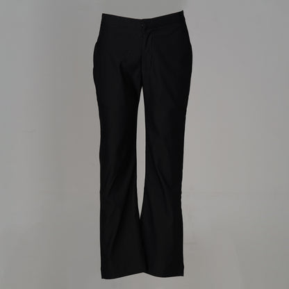 Womens Black Twill Pant