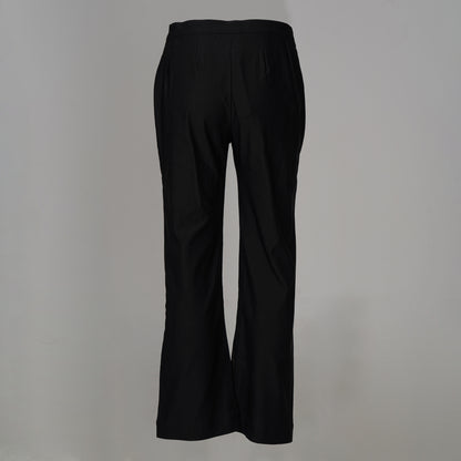 Womens Black Twill Pant