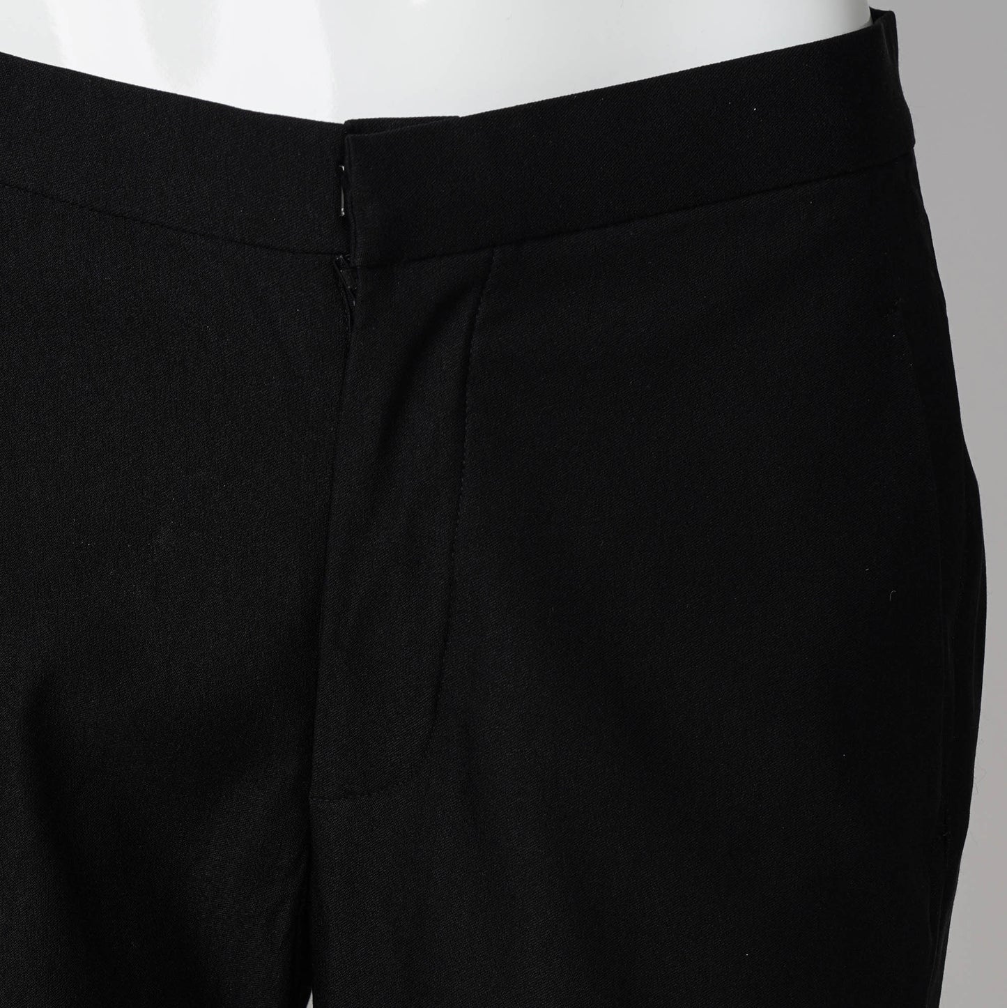 Womens Black Twill Pant