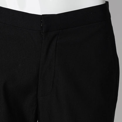 Womens Black Twill Pant