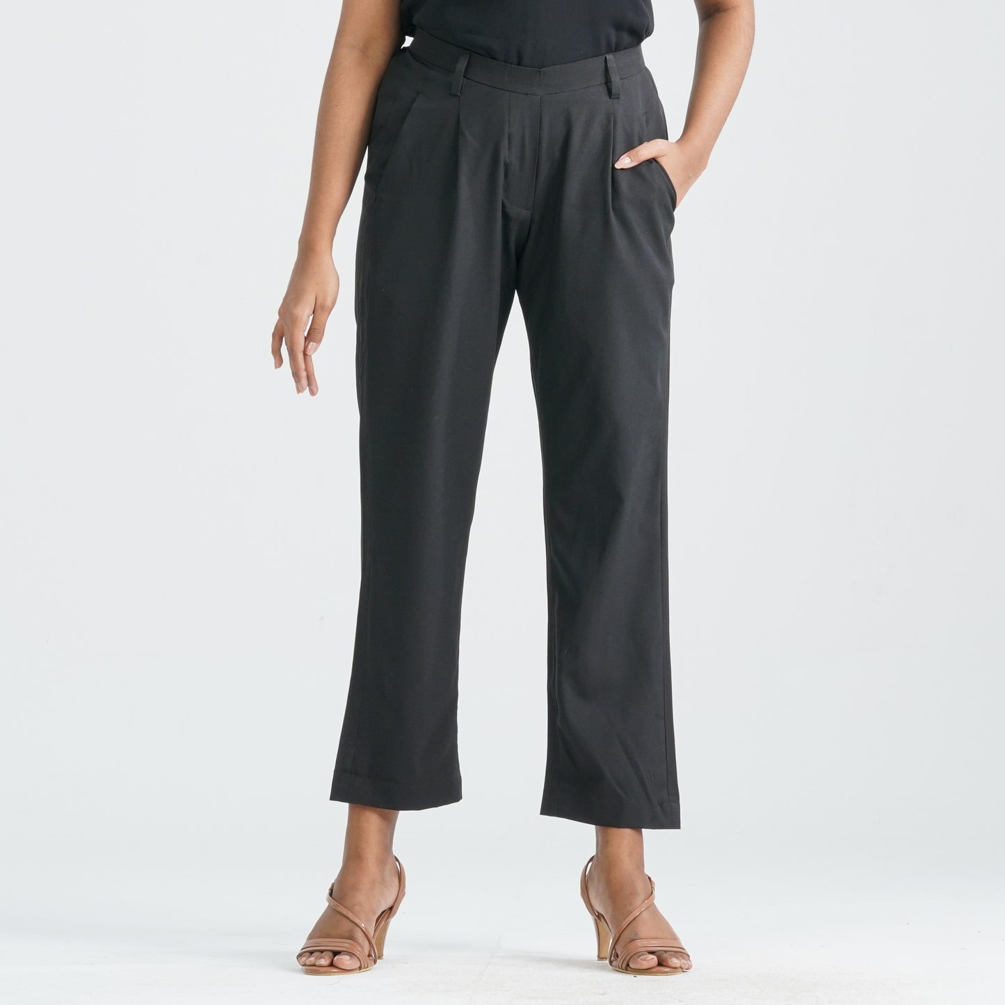 Women’s Black Twill Formal Pant