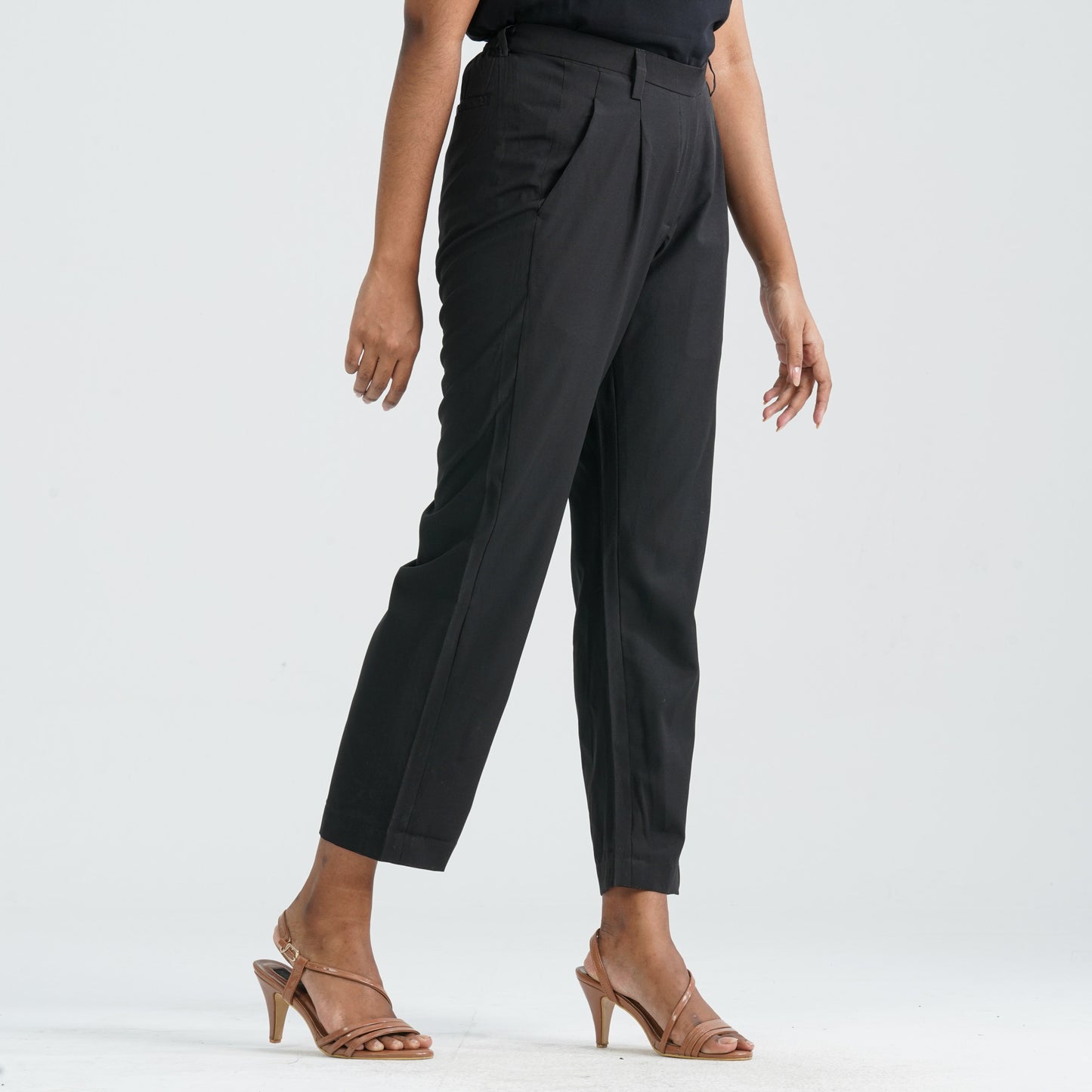 Women’s Black Twill Formal Pant