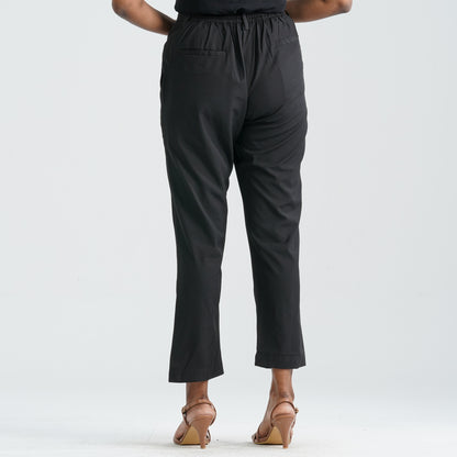 Women’s Black Twill Formal Pant
