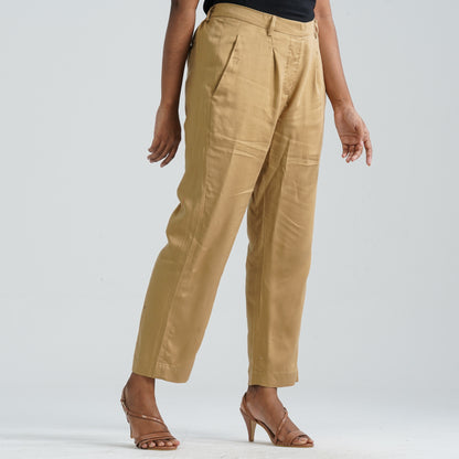 Women’s Khaki Twill Formal Pant