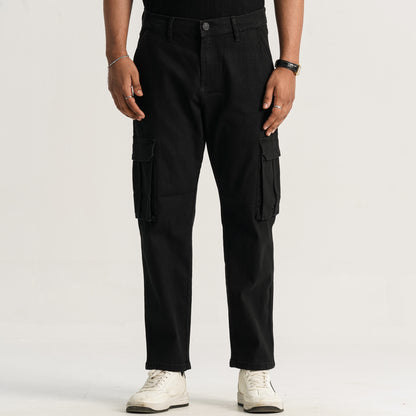 Mens Black Twill Pant