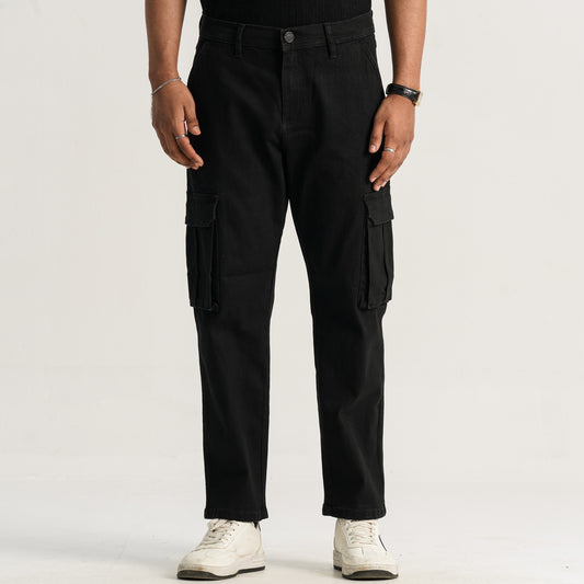 Mens Black Twill Pant