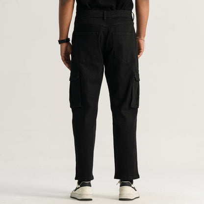 Mens Black Twill Pant