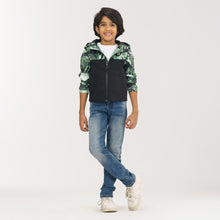 Load image into Gallery viewer, Boys Green Black Windbreaker
