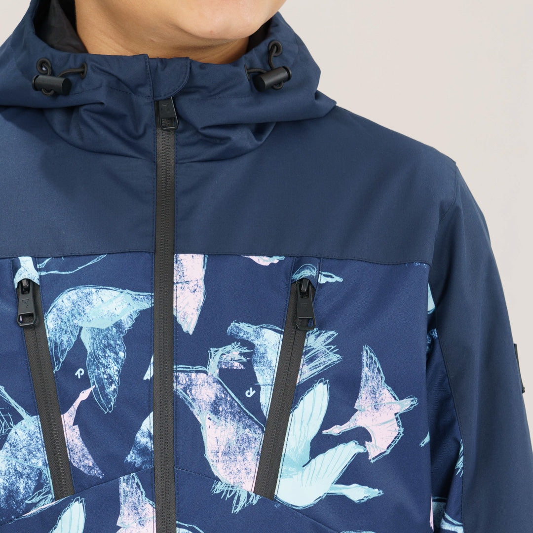 Boys Navy Windbreaker