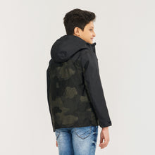 Load image into Gallery viewer, Boys Black Windbreaker
