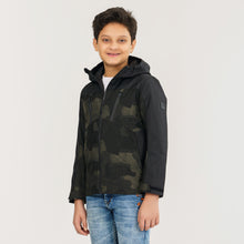 Load image into Gallery viewer, Boys Black Windbreaker
