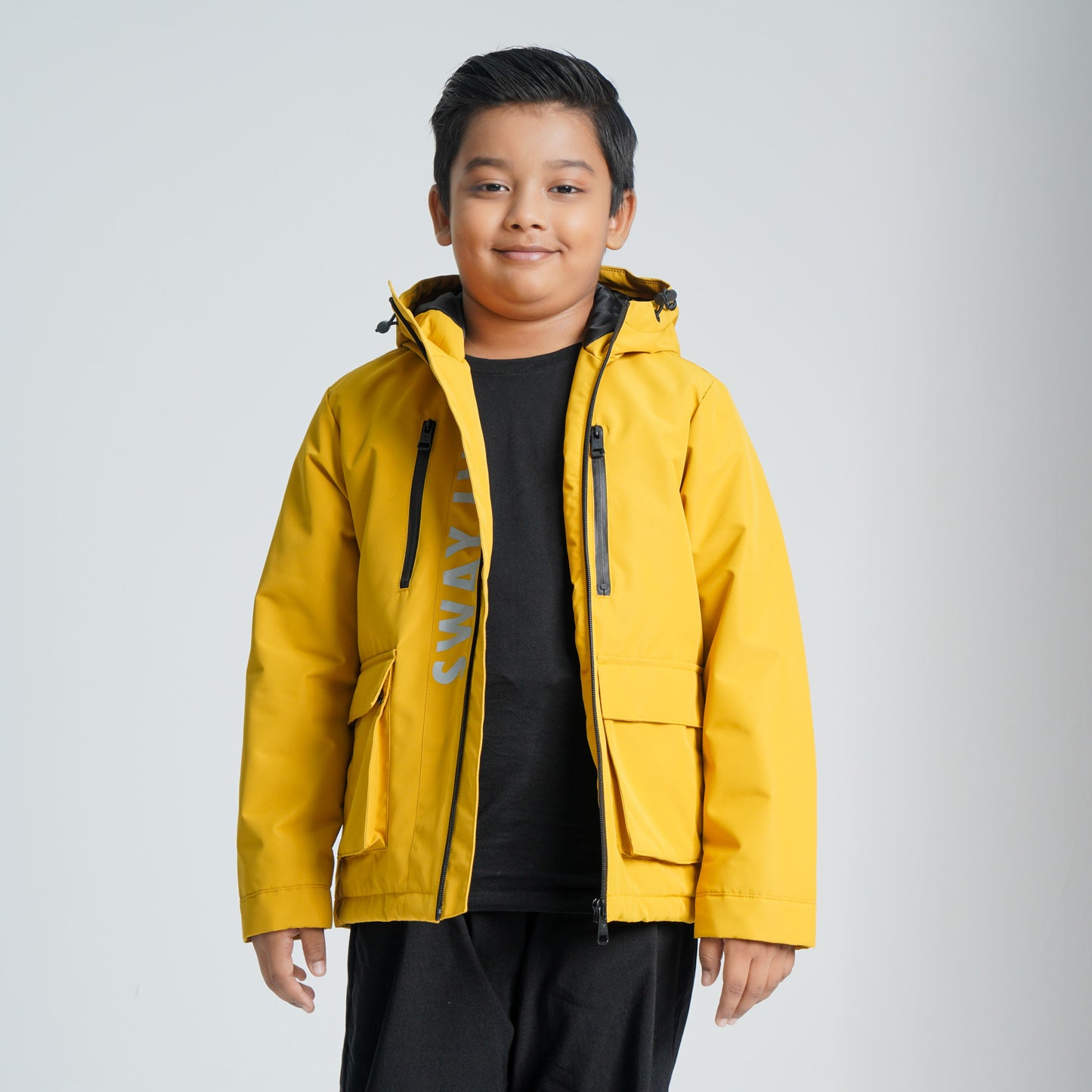 Boy's Mustered Windbreaker