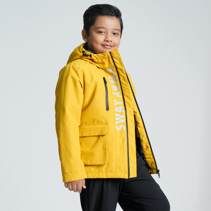 Boy's Mustered Windbreaker