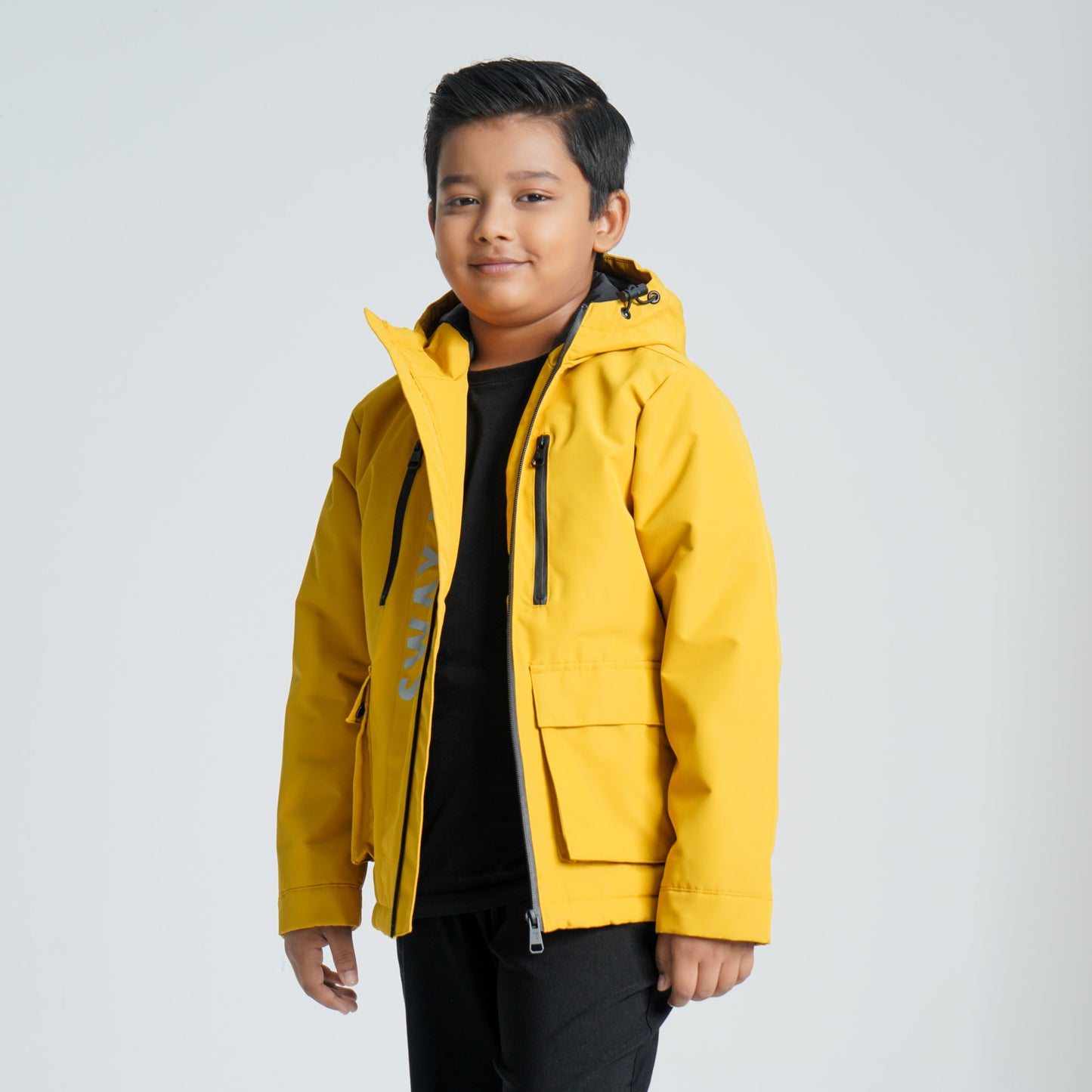 Boy's Mustered Windbreaker