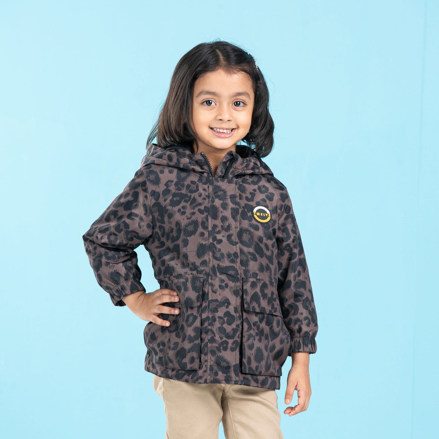 BABY GIRLS WINDBREAKER- MAROON