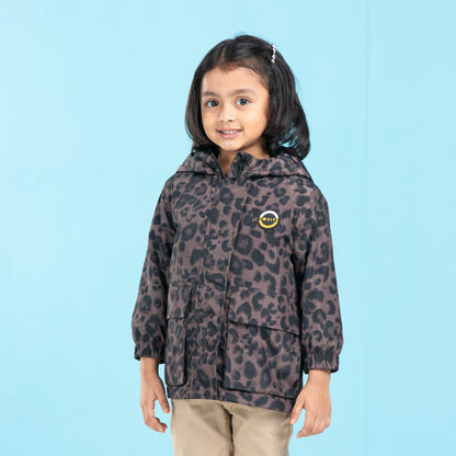 BABY GIRLS WINDBREAKER- MAROON