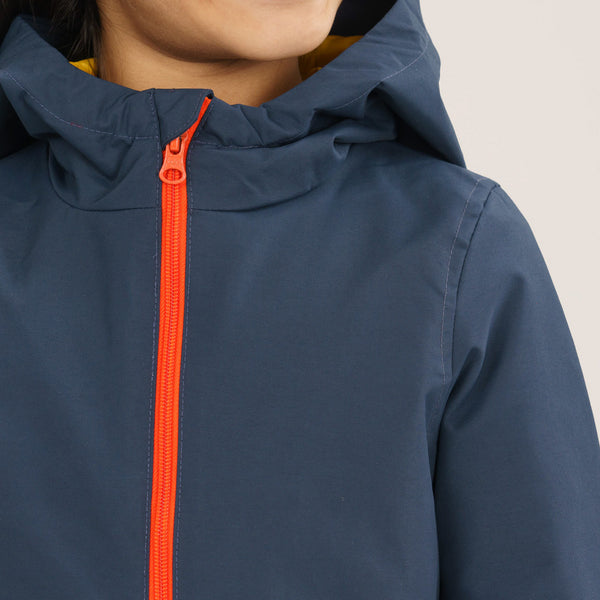 Girls Windbreaker-Navy Blue-1