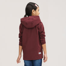 Load image into Gallery viewer, Girls Maroon Windbreaker
