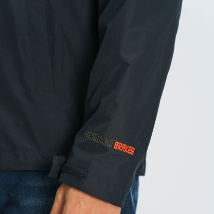 Mens Black Windbreaker