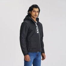 Load image into Gallery viewer, Mens Black Padded Windbreaker
