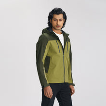 Load image into Gallery viewer, Mens Olive &amp; Black Windbreaker
