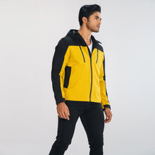 Load image into Gallery viewer, Mens Yellow &amp; Black Windbreaker
