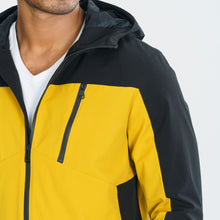 Load image into Gallery viewer, Mens Yellow &amp; Black Windbreaker
