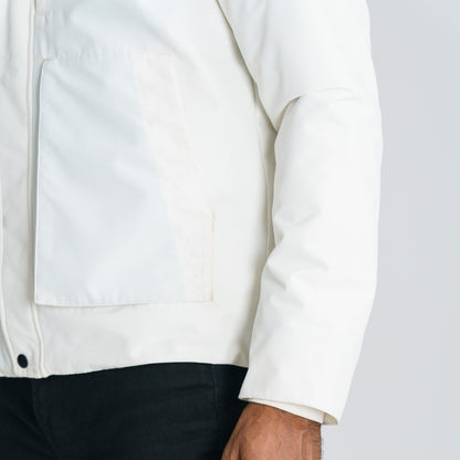 Mens Off White Windbreaker