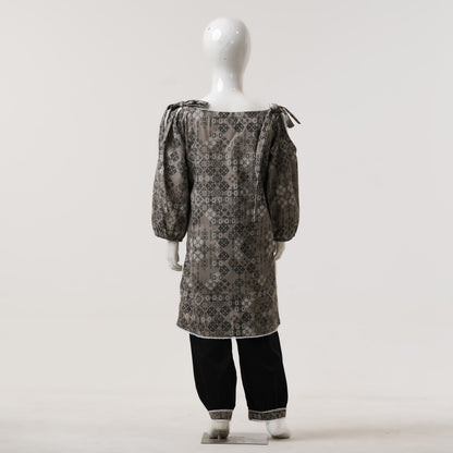 Girls Black Two Piece Set