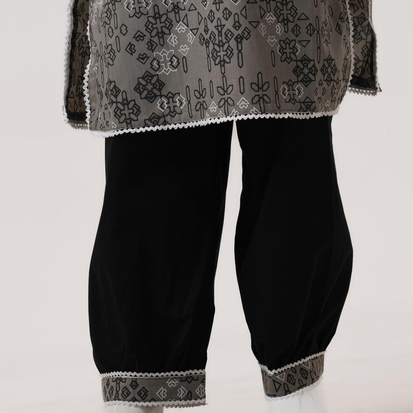 Girls Black Two Piece Set