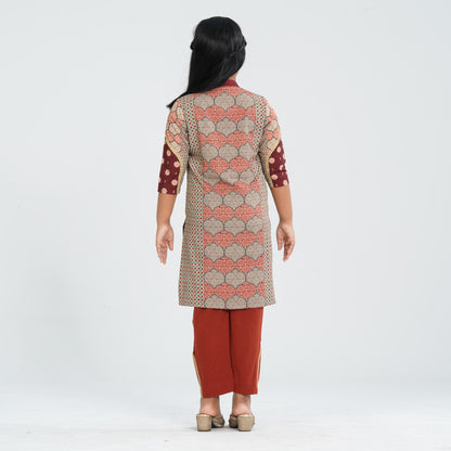 Girl's Blended Silk Two Piece