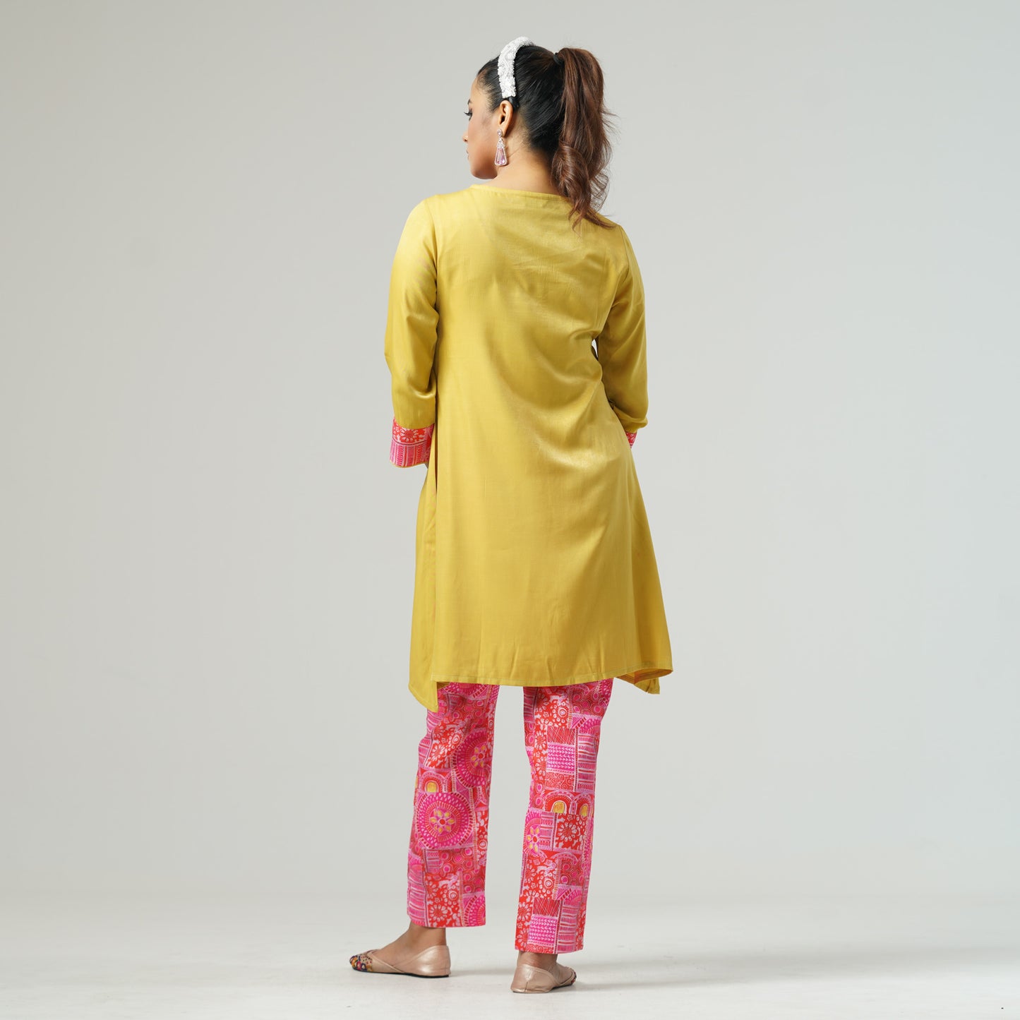 Womens Mustard Two-piece set