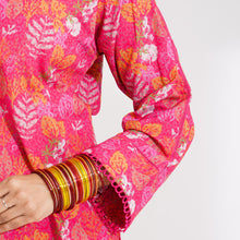 Load image into Gallery viewer, Ethnic 2Pcs-HOT PINK
