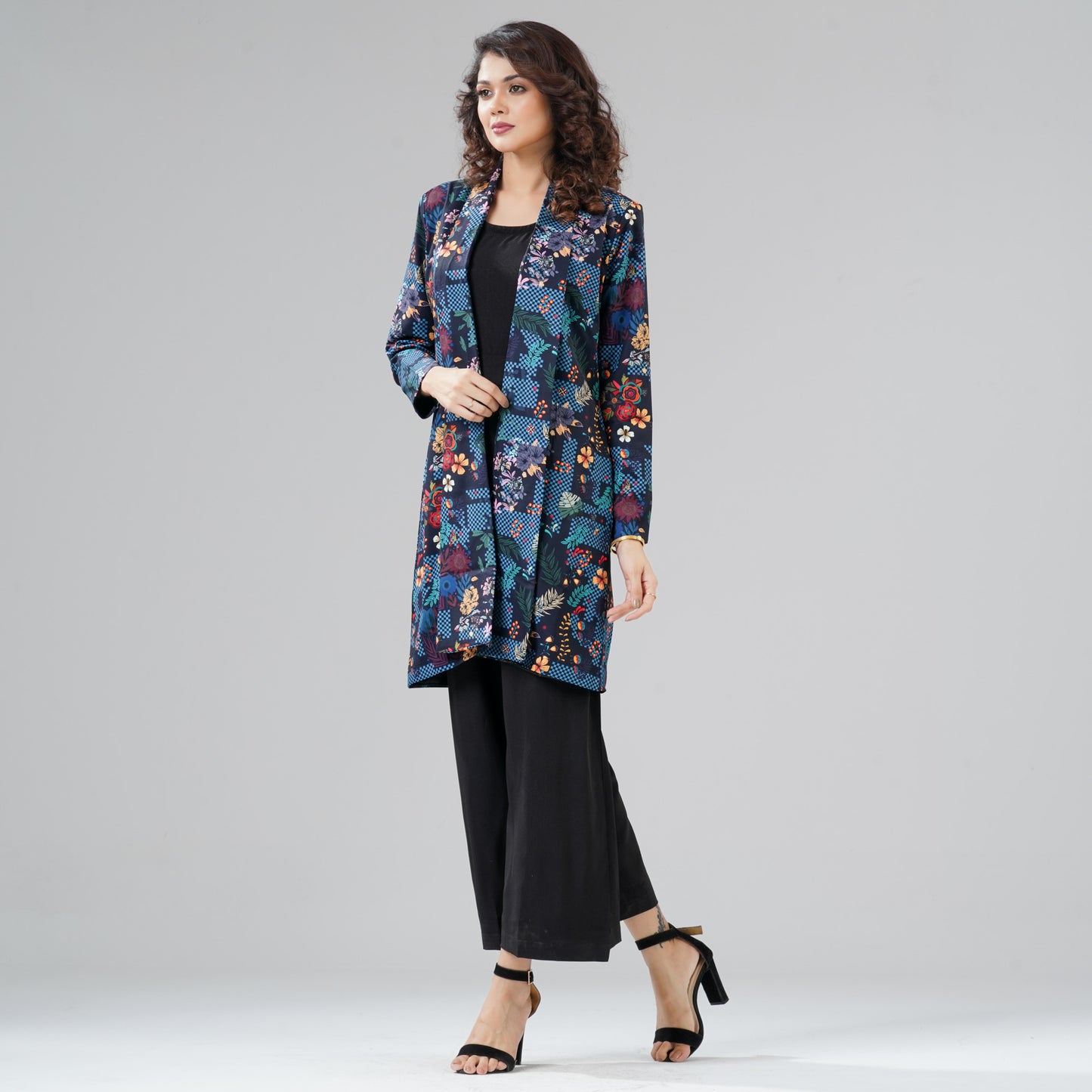 Womens Black Two Piece Set