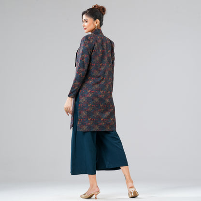 Women Green Ethnic Two Piece Set