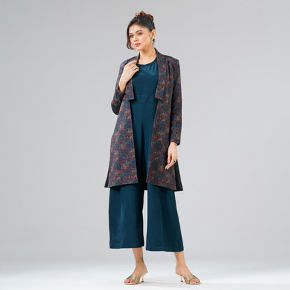 Women Green Ethnic Two Piece Set