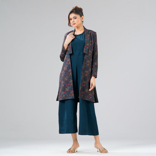 Women Green Ethnic Two Piece Set